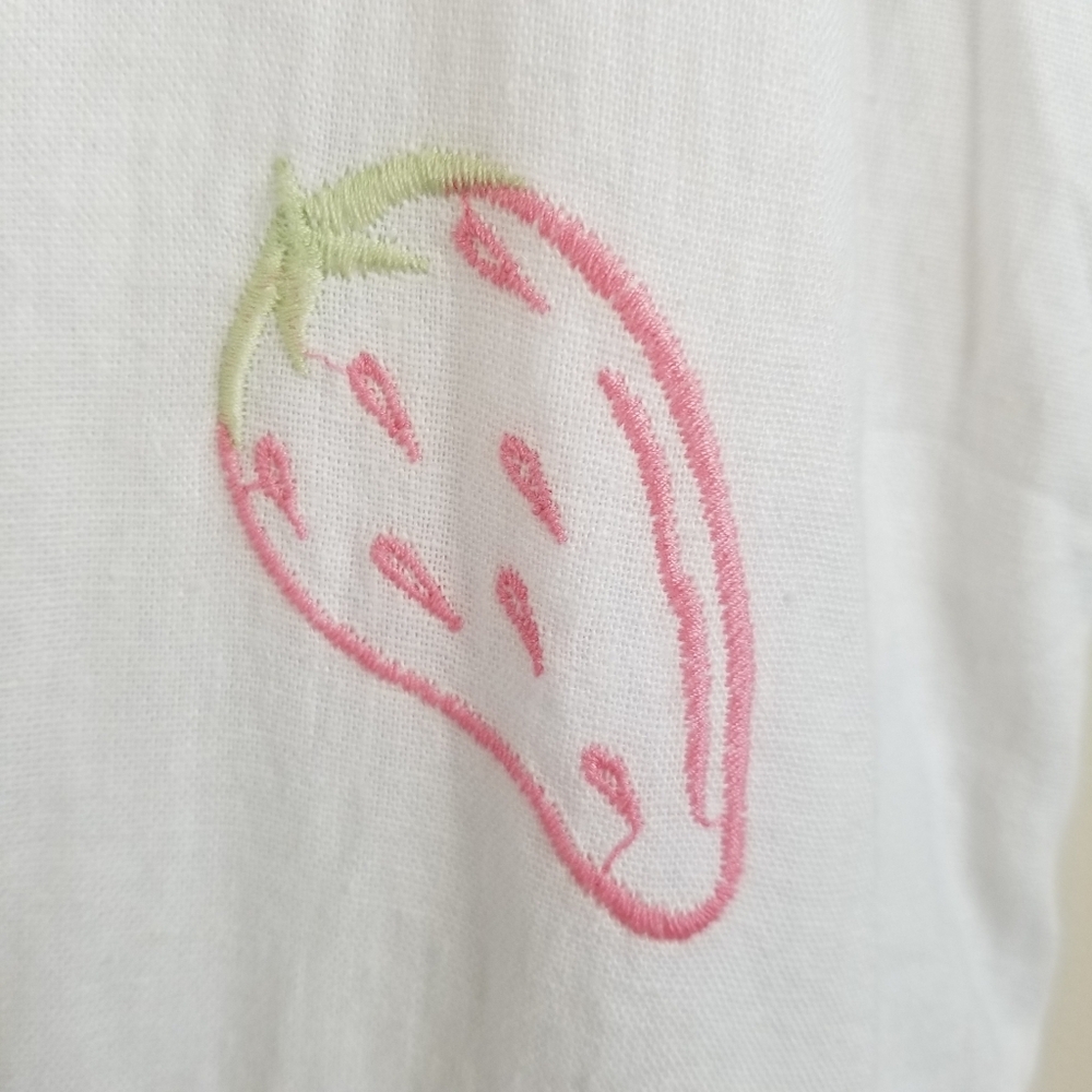 C&C Linen Blend Fruit Dress XL NWT - Picture 10 of 15
